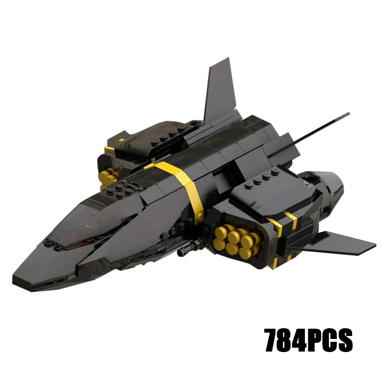 

Moc Building Bricks Military Weapons Model High Speed Bomber Technology Modular Blocks Gifts Toys For Children DIY Sets Assembly