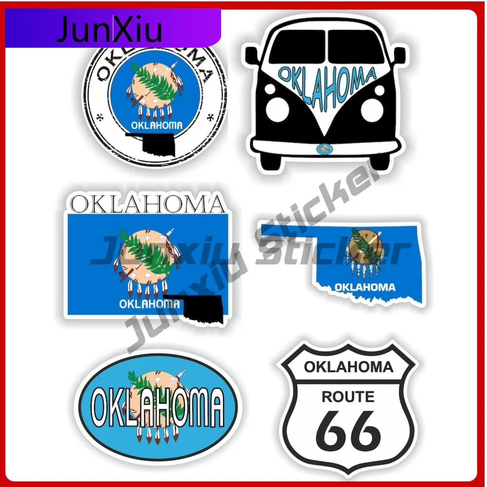 

Oklahoma Set Flag Sticker Graphic Vinyl Custom Stickers Accessories Stickers Motorhome Rv Motorcycle Caravan Personalised Sticke