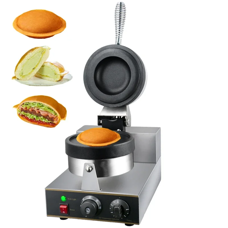 CE Baker Ice Cream UFO Burger Electrical Panini Waffle Maker Press Grill Sandwich Pro Commercial Waffles Ufo Burger Panini Press