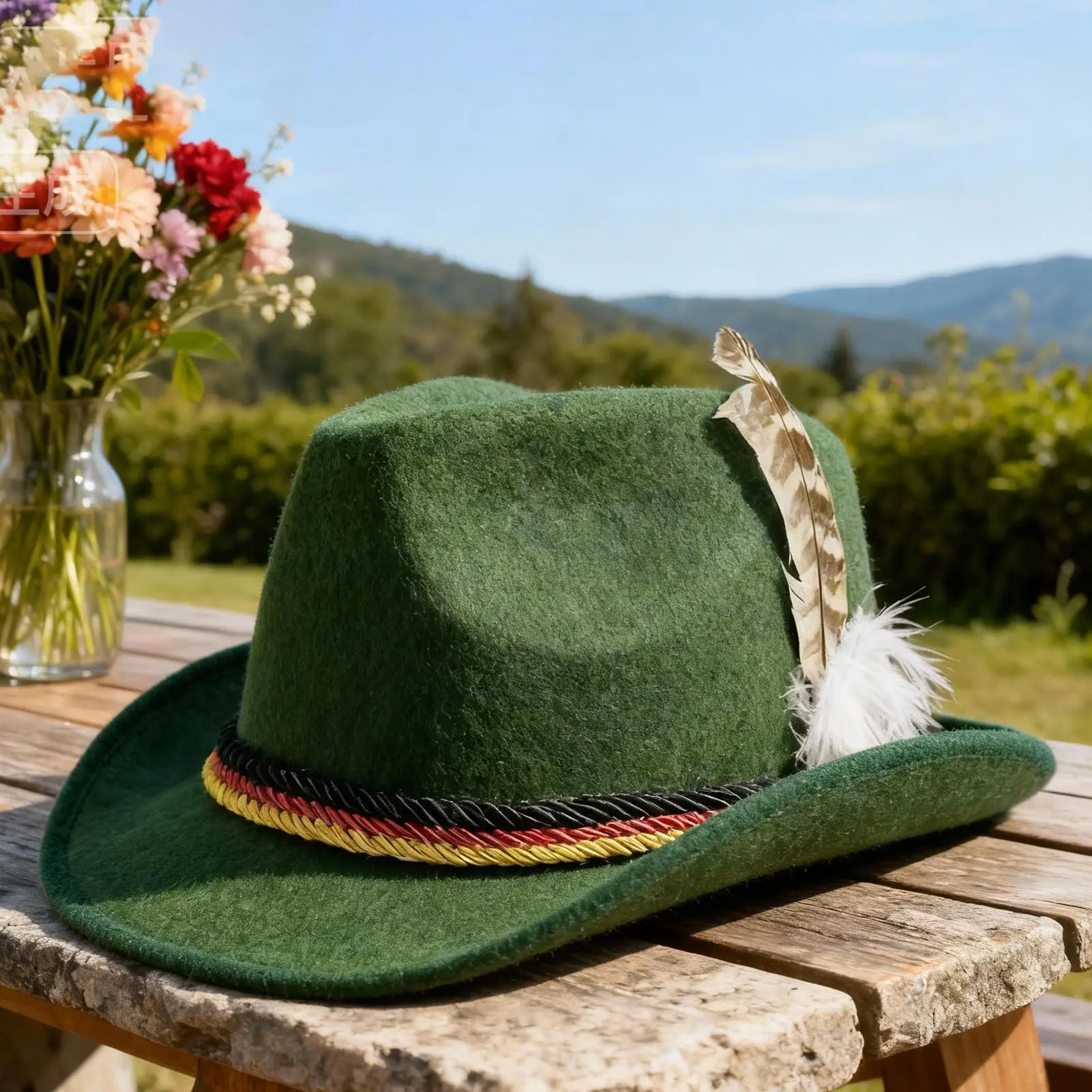 Unisex Kopfbedeckung Festival Hut Oktoberfest Hut Jazz Hut Bowler Hüte gekräuselt Party Halloween Kostüm Cosplay CapS Kostüm Caps