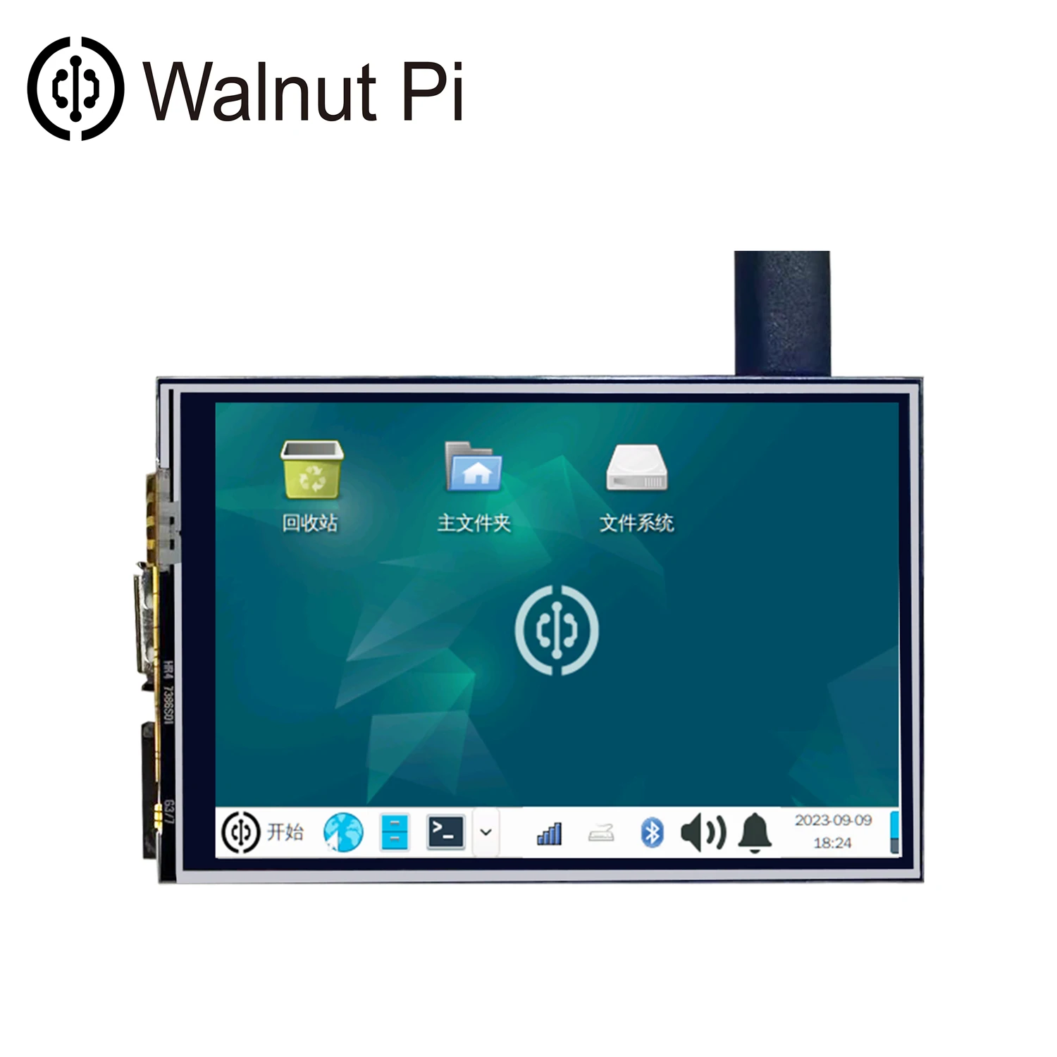 Imagem -04 - Placa de Desenvolvimento Walnut pi Mini pc 1gb Ram Ddr3 Allwinner H616 Wifi Bluetooth Sbc Placa Única Computador Walnutpi Raspberrypi 1