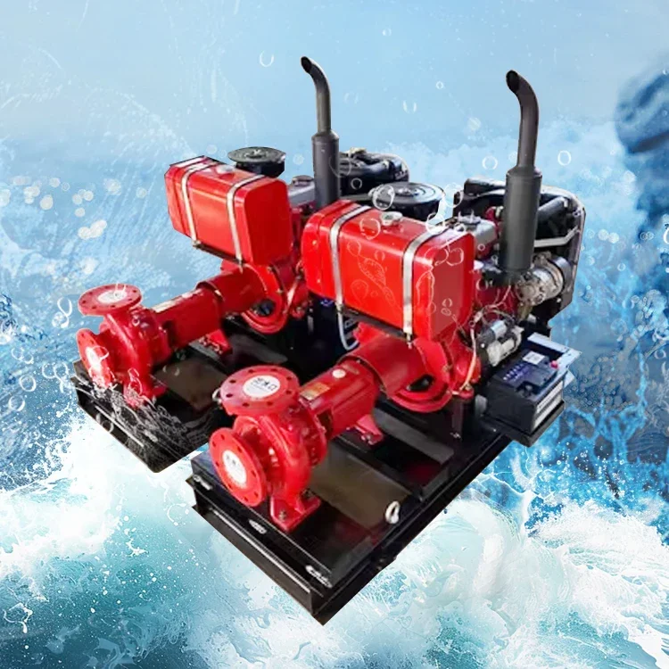 ปั๊มดับเพลิงแบบแยกส่วน ระบบปั๊มดับเพลิง ปั๊มดับเพลิงสำหรับเครื่องยนต์