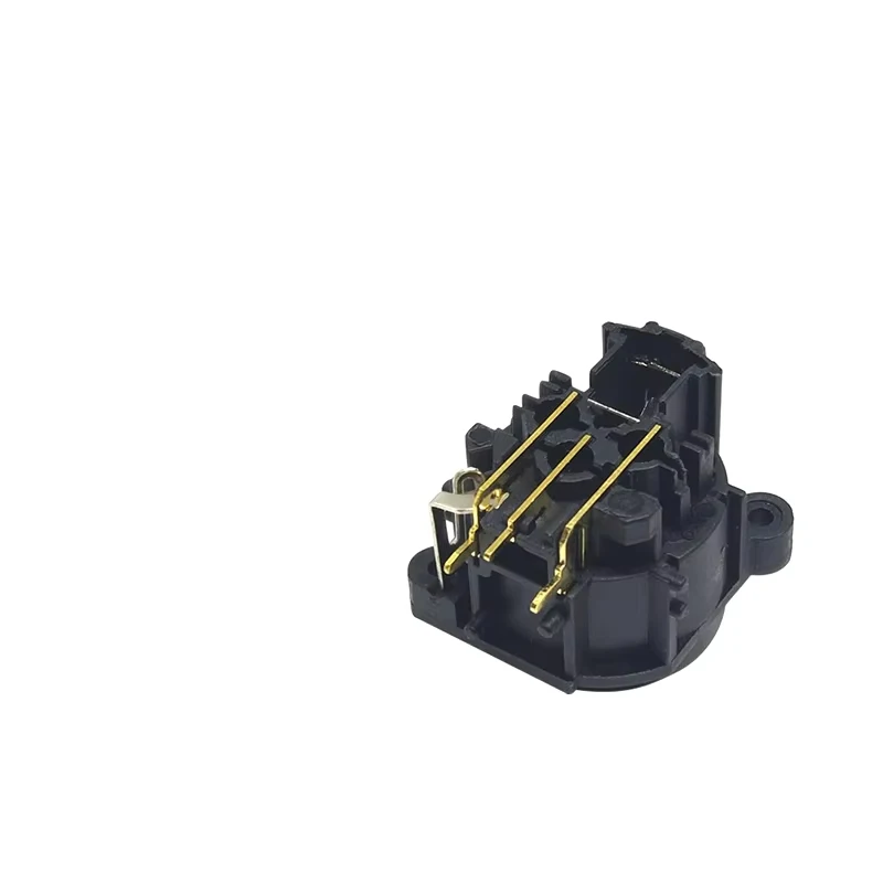 

1PCS 3pin XLR Canon female socket connector Panel Mount Mixer Microphone audio speakers plug adapter