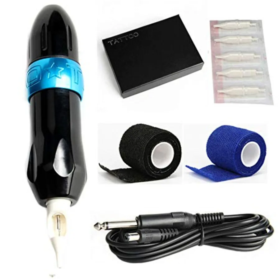 

Наборы роторных тату-машинок CNC из сплава с кабелем, картриджами, иглами, шейдерами и лайнерами для профессиональных татуировщиков и художников