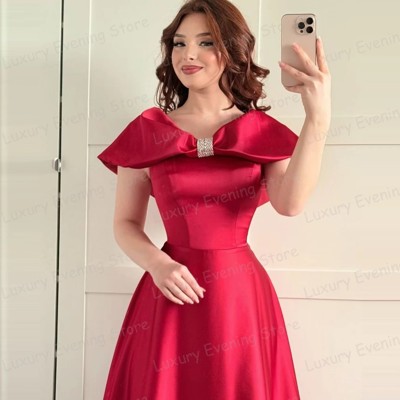 Robes De soirée simples une ligne Sexy épaules nues robes De bal formelles sans manches personnalisé mode fête robes De Fiesta Gala