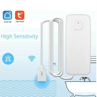 Water Alarm Sensor WiFi Water Leak Detector Overflow Flood Leakage Alerts Remote Monitor Leak Notifications by TUYA/Smart Life