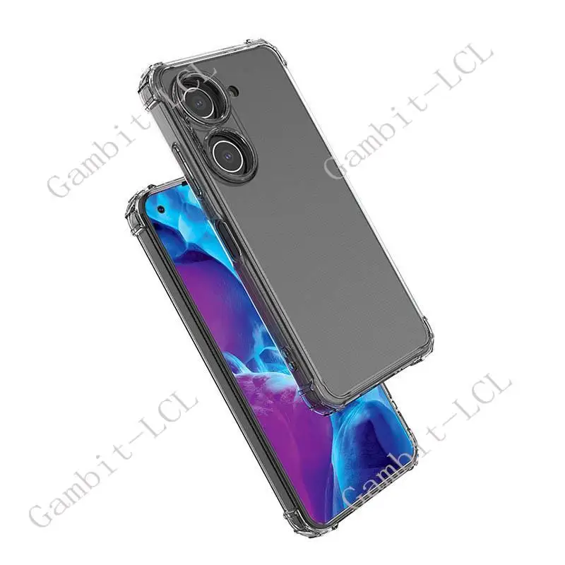 Anti-Falling Case For ASUS Zenfone 9 10 AI2302 AI2202 Soft Silicone TPU Original Shockproof Back Cover ON Zenfone 10 Shell