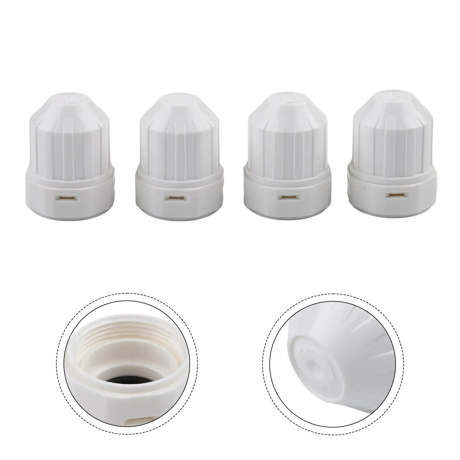 4PCS Water Distributor Regulating Cap Thread M30X1 5 for Use with Temperature Control Valve Switch in Heating Systems