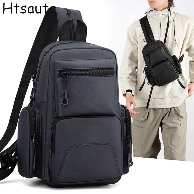 

Business Crossbody Bag For Men Portable Shoulder Messenger Bags Male Waterproof Travel Short Trip Chest Bag For 11 Inch iPad