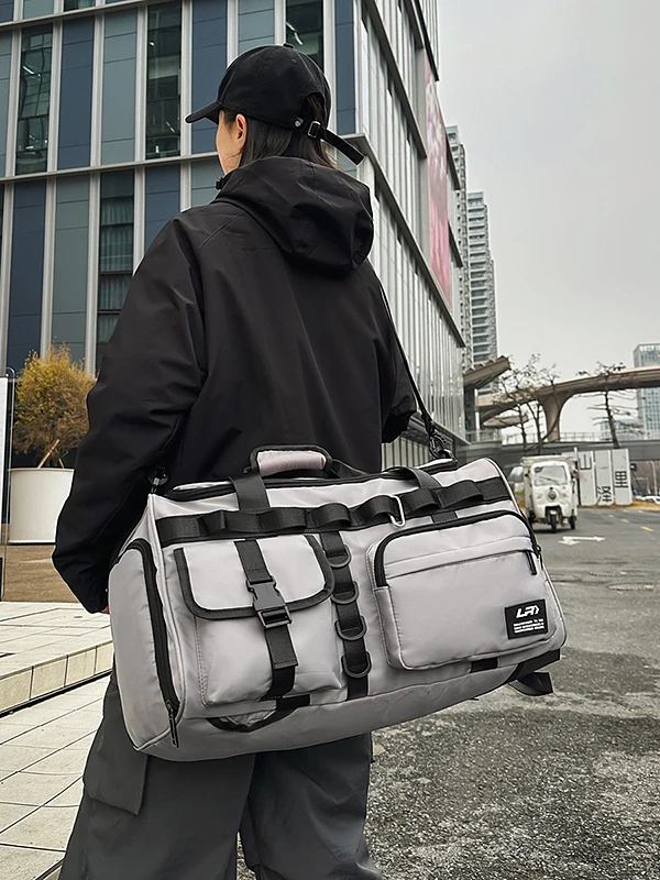 

ort-Haul High-Capaci Travel Bag Men's Faion Sport Fitn Crossbody Bag Busin Trip Lage Bag Wet And Dry Separatio...