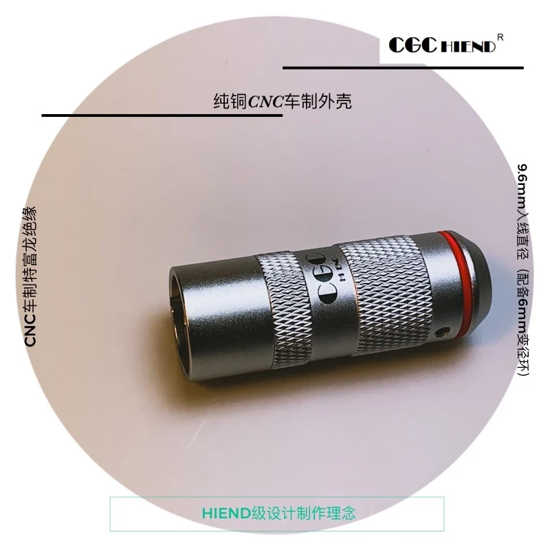 New sterling silver quad-core XLR plug quad-core balance plug headphone balance plug quad-core Canon plug.