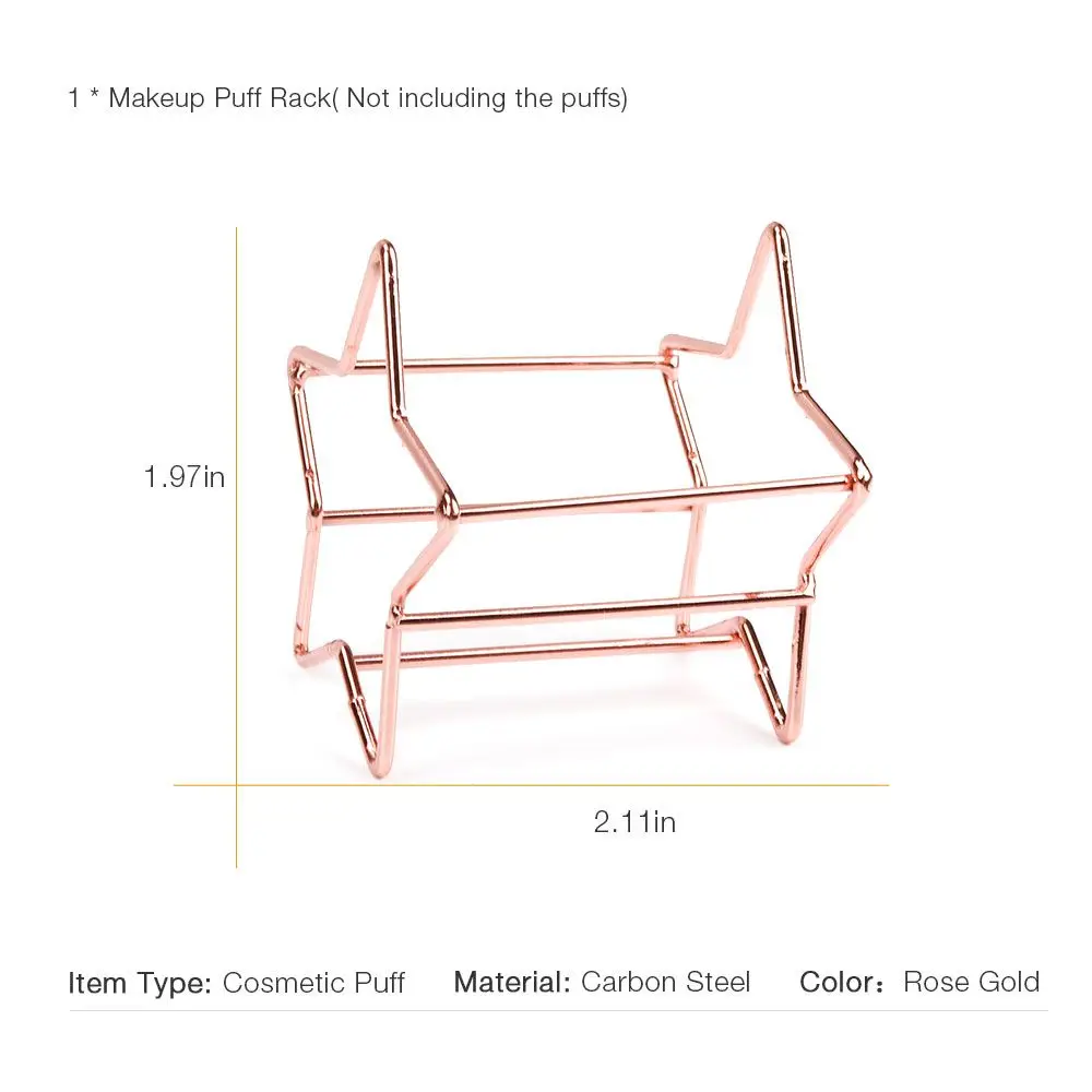 Sponge Storage Blending Holder Support Shelf Powder Puff Rack Drying rack Sponge Display Stand