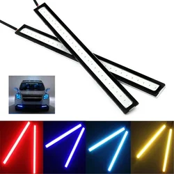 2/4pcs 12V LED Car Interior Strip Lights 17cm Interior Lamp Waterproof Boats Daytime Running Lights Bar Lamp