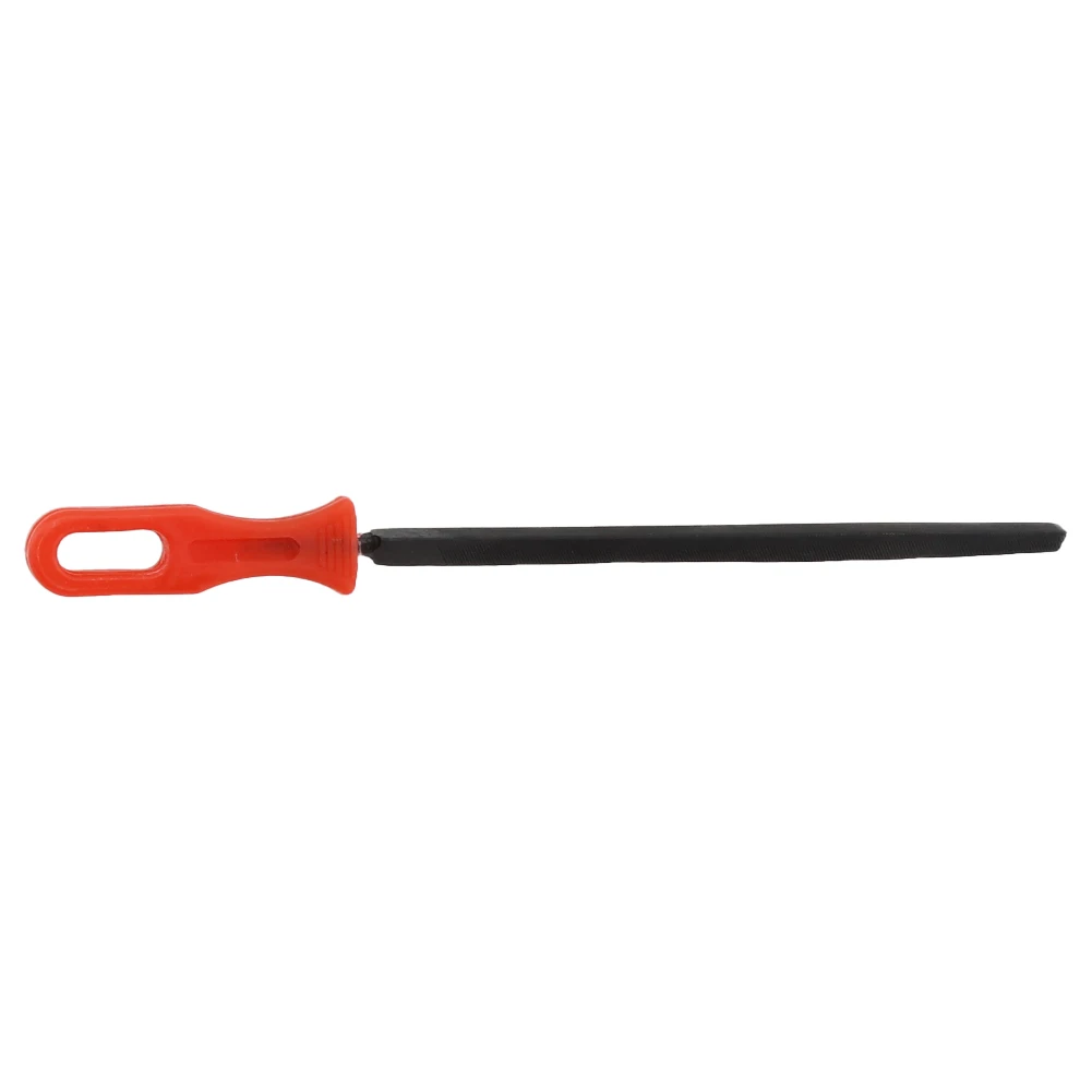 Pratici accessori per seghe Lima triangolare Pezzi da lavoro in gesso da 8 pollici Lucidatura in plastica di legno Acciaio Lunghezza totale 230 mm