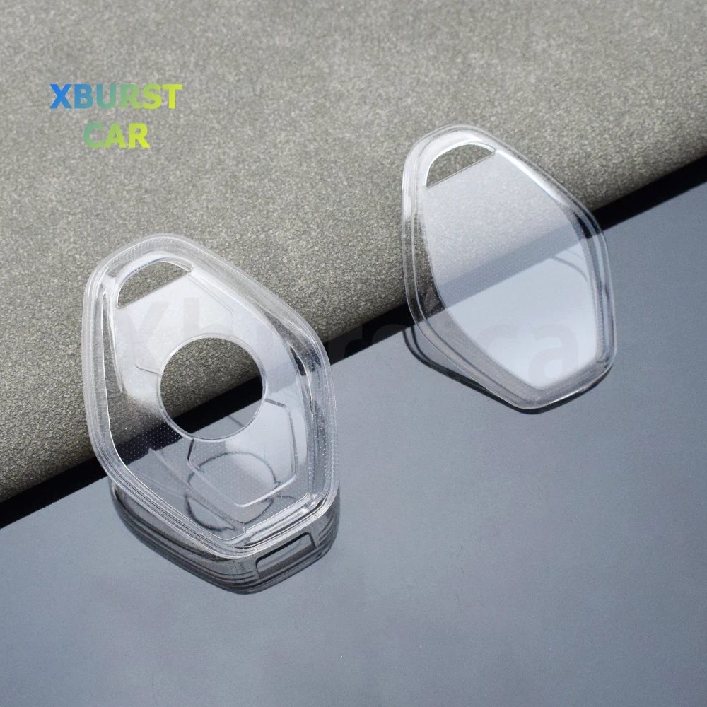 

For BMW X3 X5 Z3 Z4 3 5 7 Series E38 E39 E46 E53 E60 E61 E63 E64 E83 E85 E86 Transparent TPU Car Key Cover Case Shell Fob Holder