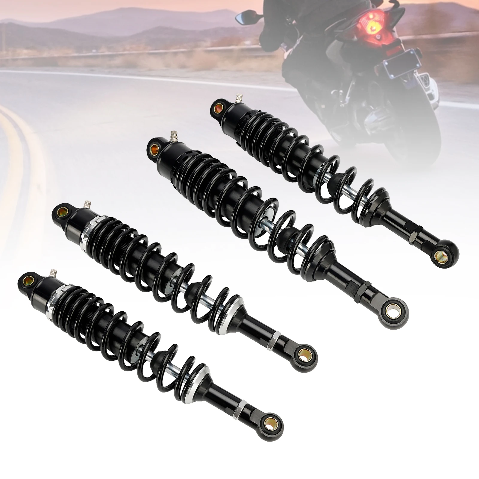 Topteng 365mm Rear Suspension Air Shock Absorbers fit for Honda CT125 Cross Cub 110 50