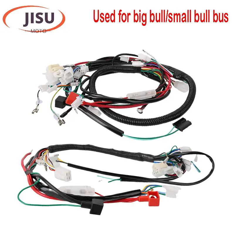 

Полный электрический жгут проводов для квадроциклов, питбайков, багги и картов объемом 50-125 куб. см и 150-300 куб. см