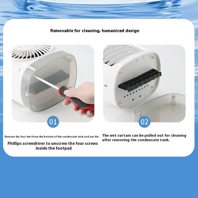 

L43F Портативный кондиционер Портативный 4 -скоростный испарительный воздуходувка вентилятора воздушного охлаждения вентилятором