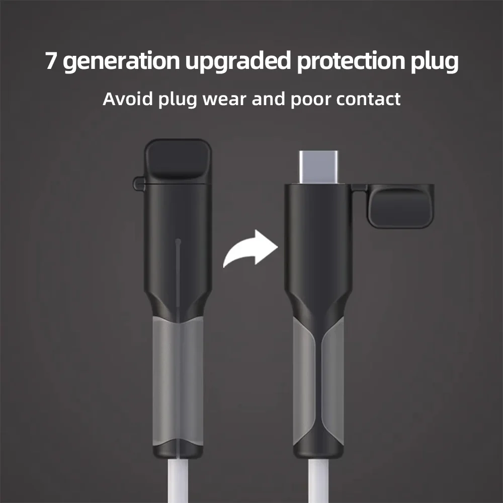 

Bonola Type C Charger Cable Protector Cord Saver USB C Silicone Charger Cable Protective Cap Accessories Dustproof Cover