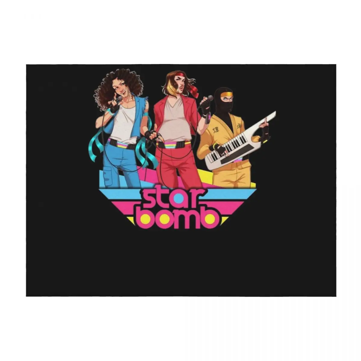 

Starbomb 3 Throw Blanket Polar Beautifuls Soft Beds Picnic Blankets