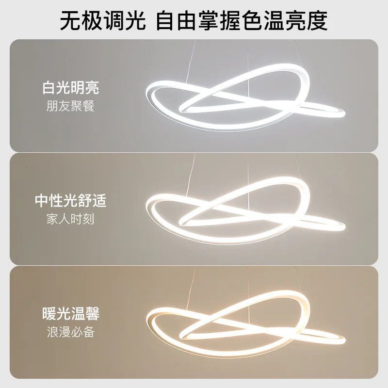 Designer Minimalist Restaurant Chandelier Modern Simple Light Luxury Dining Table Dining Room Restaurant Light 2022