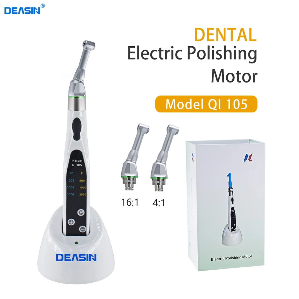 

Dental Electric Oral Care Prophy Handpiece 4:1 Reduction Endomotor Removable for Teeth Polisher Whitening