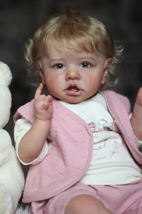 SINO-BB Reborn Baby 22 inch levensechte pasgeboren schattige Liam vinyl ongeverfd onvoltooide onderdelen DIY blanco pop Kit