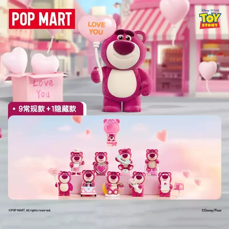 POP MART Disney/Pixar Lotso Wonderful Dating Series Blind Box Guess Bag Mystery Box Toys Doll Cute Anime Figure Desktop Ornament