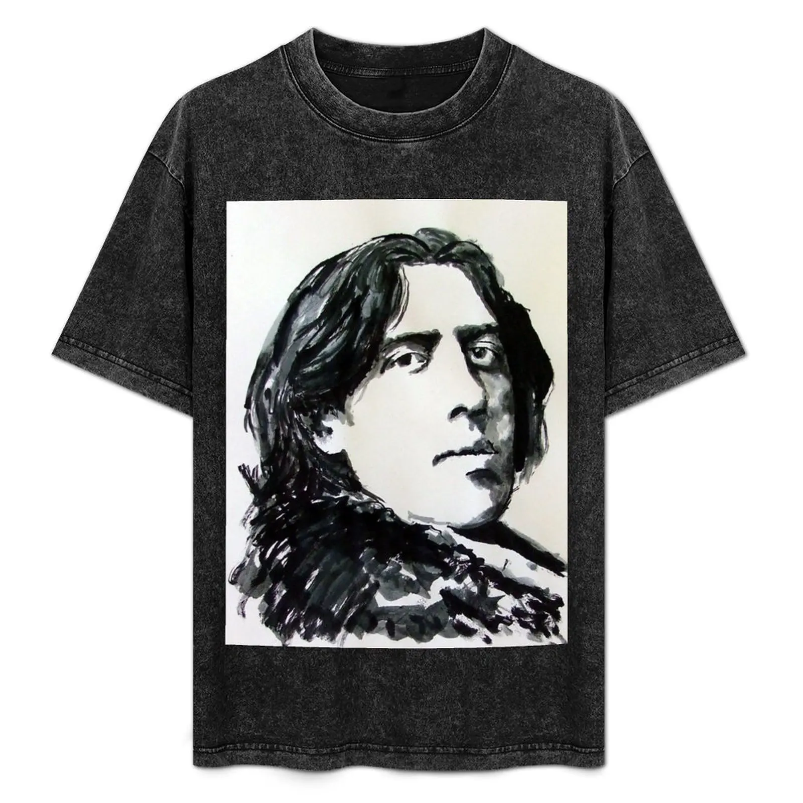 

Oscar Wilde | Author Wall Art | Literary | Book Lover Literature Art Gift Illustration Irish Art T-Shirt