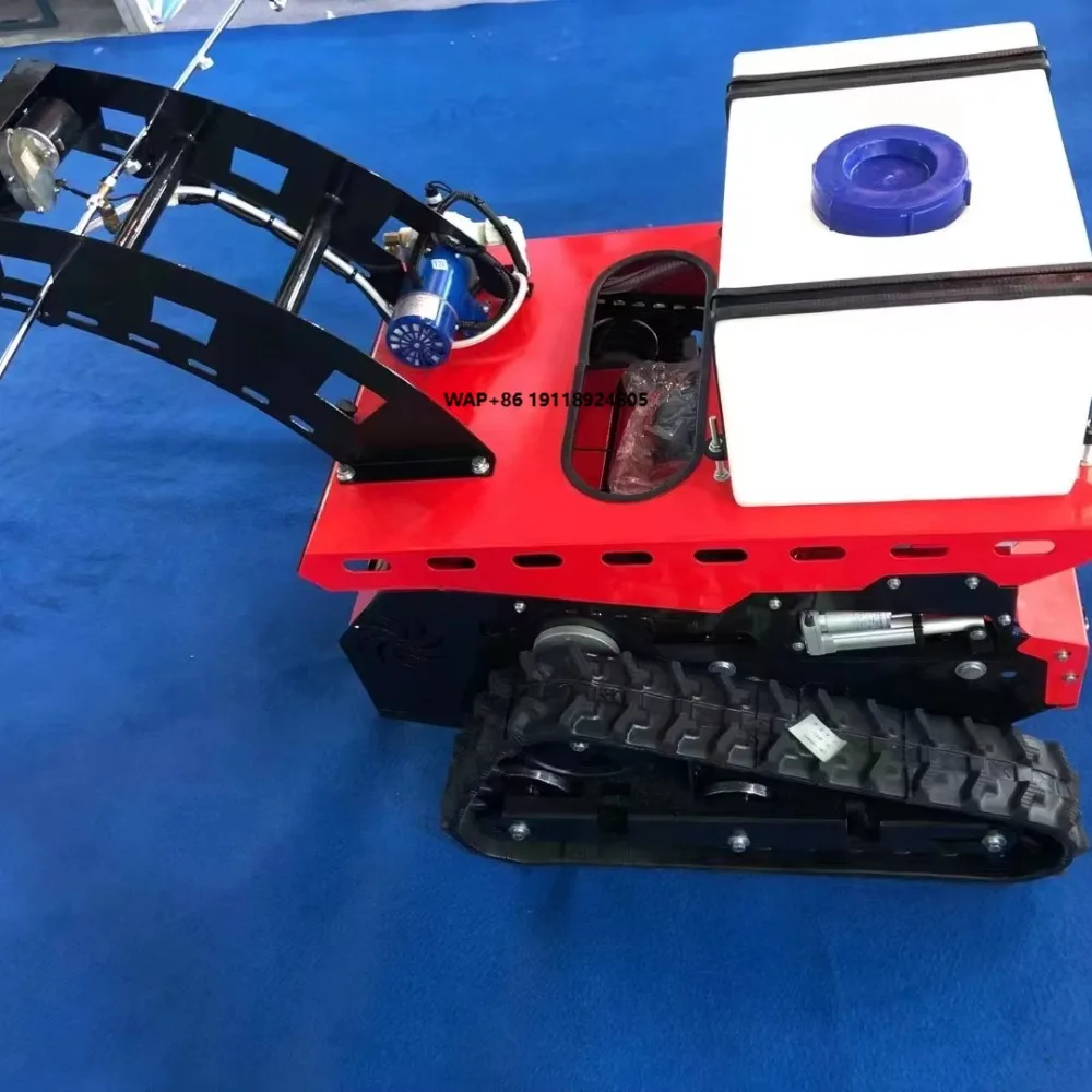 Professional Crawler Lawn Mower with Remote Control & Sprinkle Water Feature Other Agricultural Machinery & Equipment