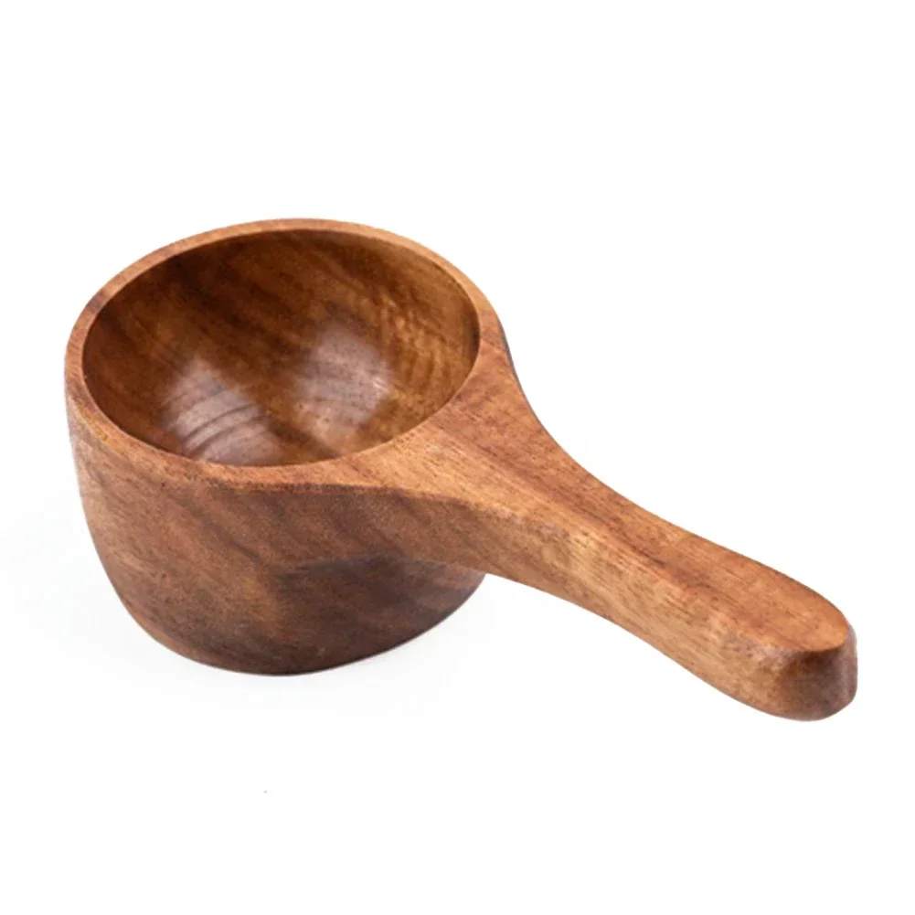 Wood Coffee Scoops Wooden Measuring Spoons Multipurpose Table Soup Spoon Home Kitchen Measuring Tools