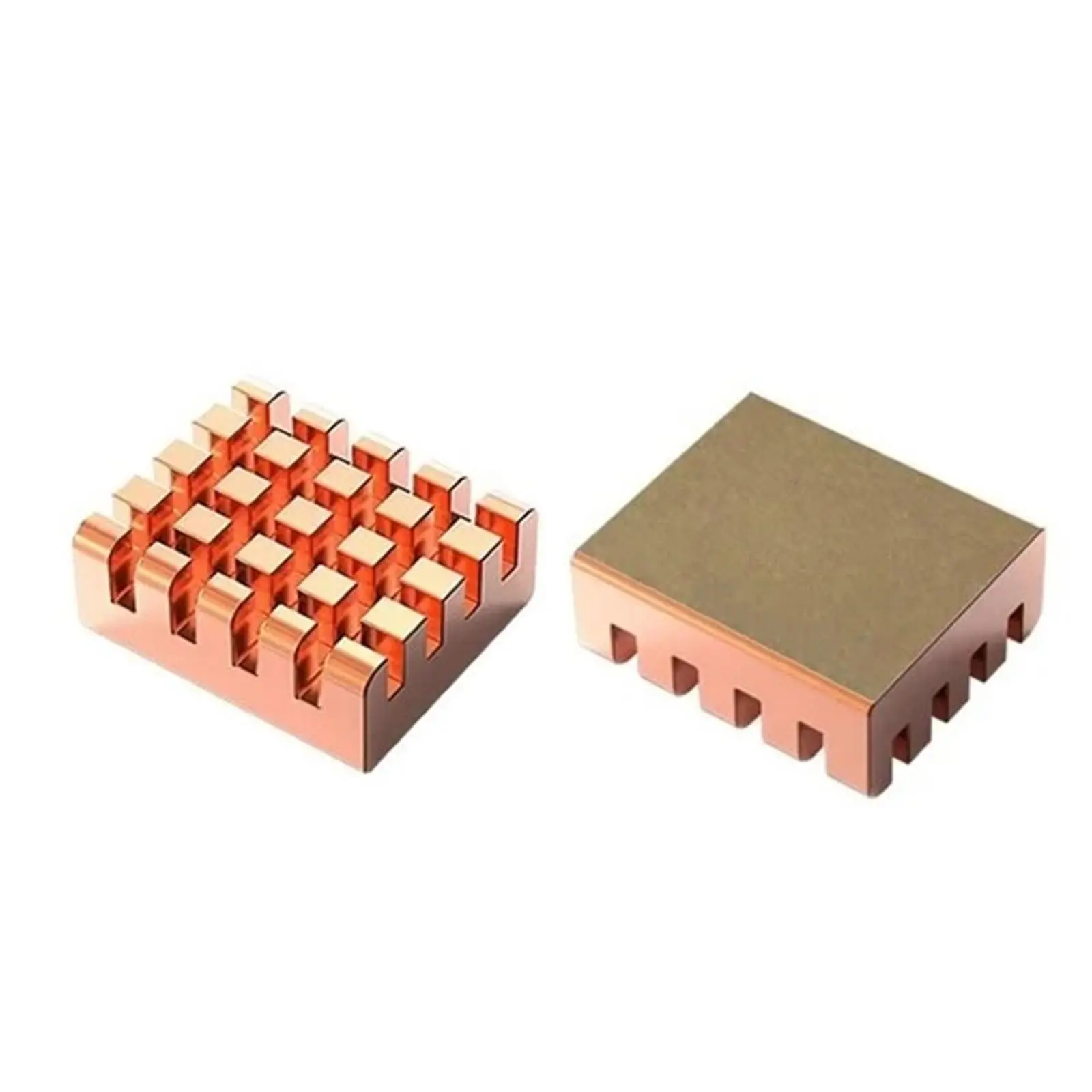 10/20PCS Pure Copper Chipset Heatsink Radiator Cooling Fin with Thermal Tape for Motherboard, Chipset, Memory & GPU Cooling