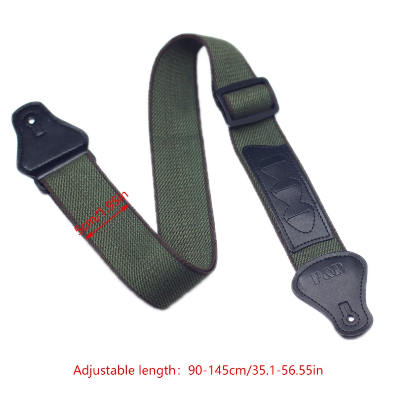 Guitar Strap Adjustable Widening Thickening Denim Cotton Guitar Belts For Electric Guitar Bass Ukulele Guitar Accessories