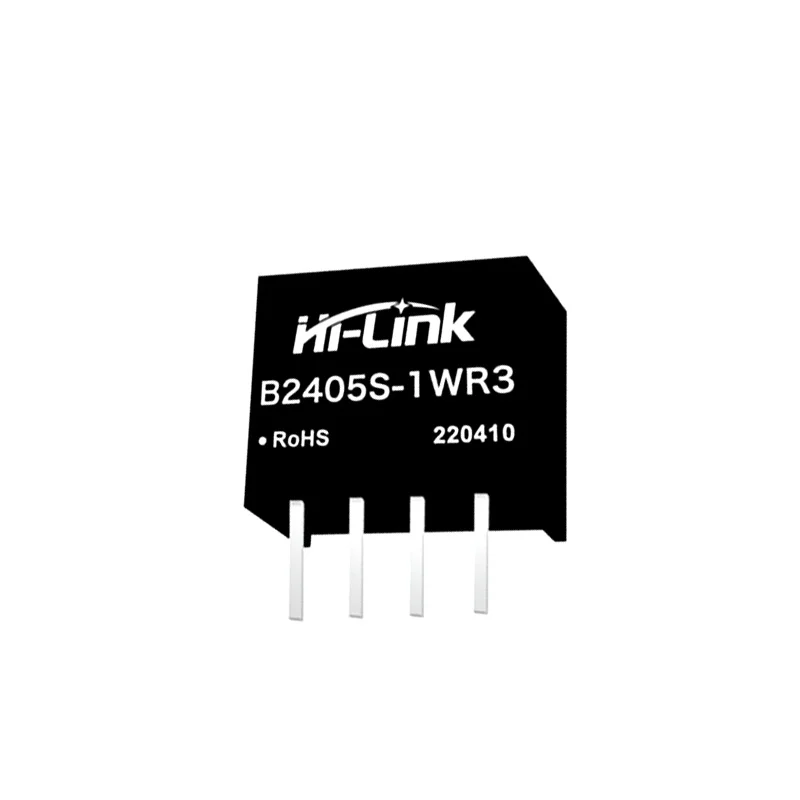 Free shipping 10pcs/lot Hi-Link small size low cost 5V 1W high-efficiency DC DC converter voltage transformer B2405S-1WR3