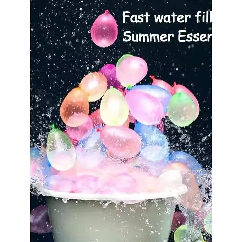 111 pezzi divertente pallina da polo d'acqua bomba estiva in piscina festa spiaggia all'aperto palla d'acqua a riempimento rapido giocattoli interattivi per lotta d'acqua