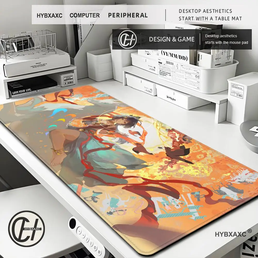 

HD print Honkai Star Rail Yunli Computer Mouse Pad Desk Office Accessories Pc Cabinet Keyboard Gaming Mats Xxl Large Mause Pad