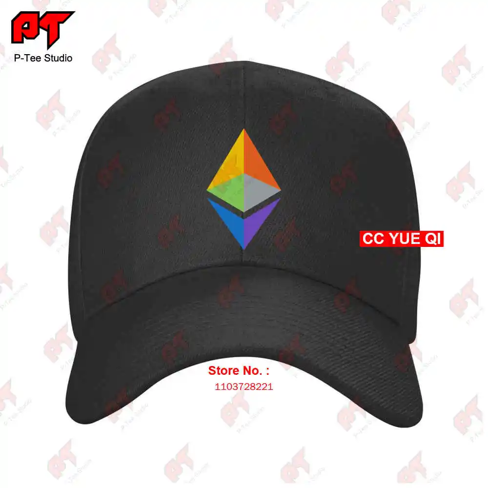 Ethereum 2.0 Eth Crypto Hodler Minimalistic Web3 Nft Merch Baseball Caps Truck Cap J5NG