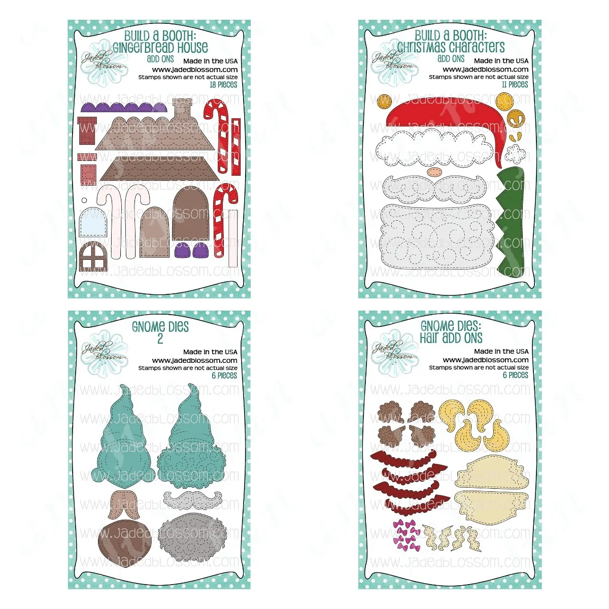 New Gnome Dies Christmas Gingerbread House Add Ons Die Stencils for DIY Scrapbooking Album Paper Card Embossing