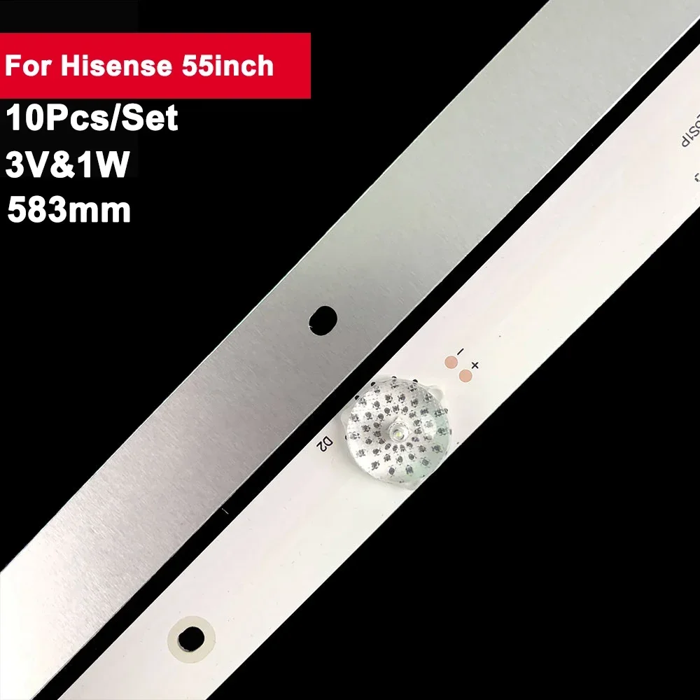 

5SET 583mm 55LN LED Backlight TV Repair Parts Hisense 5led 3V LED55K220 TH-55DX400C D550DF-B32 SVH550AC3 LED55K1800 LED55EC290N