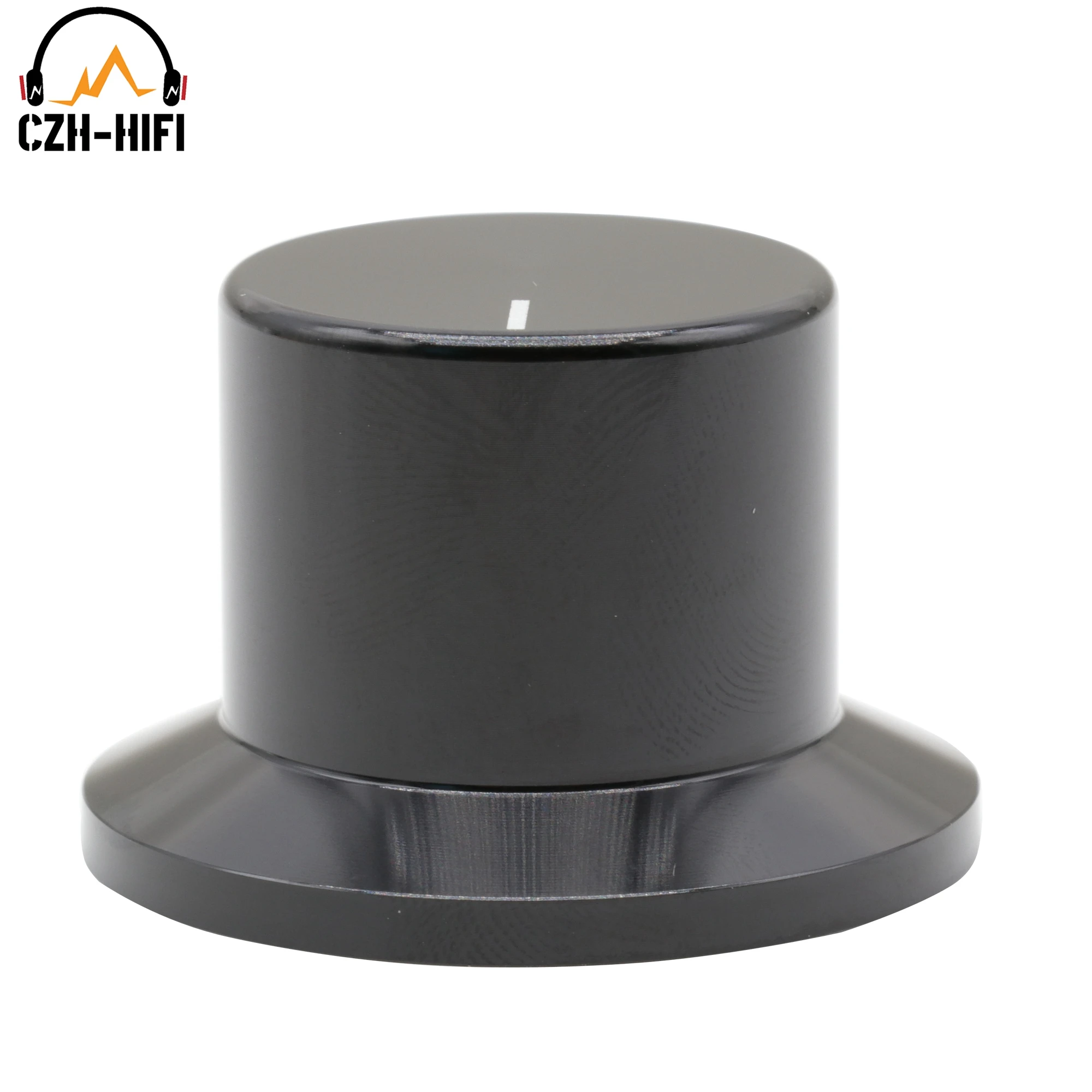 1pc 30x26mm 38x26mm CNC Machined Solid Aluminum Potentiometer Knob for Audio Amplifier Radio CD Player DAC Volume Control