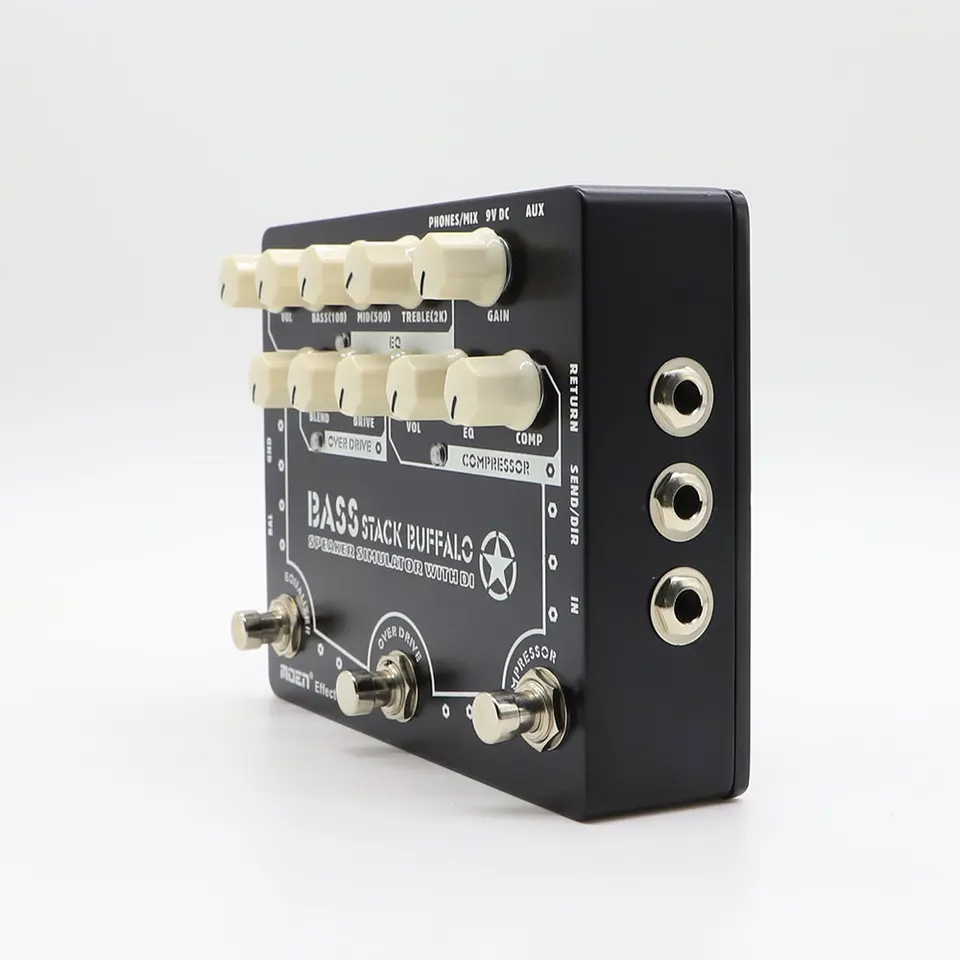 MOEN Bass Combined Effects EQ Overdrive Compressor STACK BUFFALO
