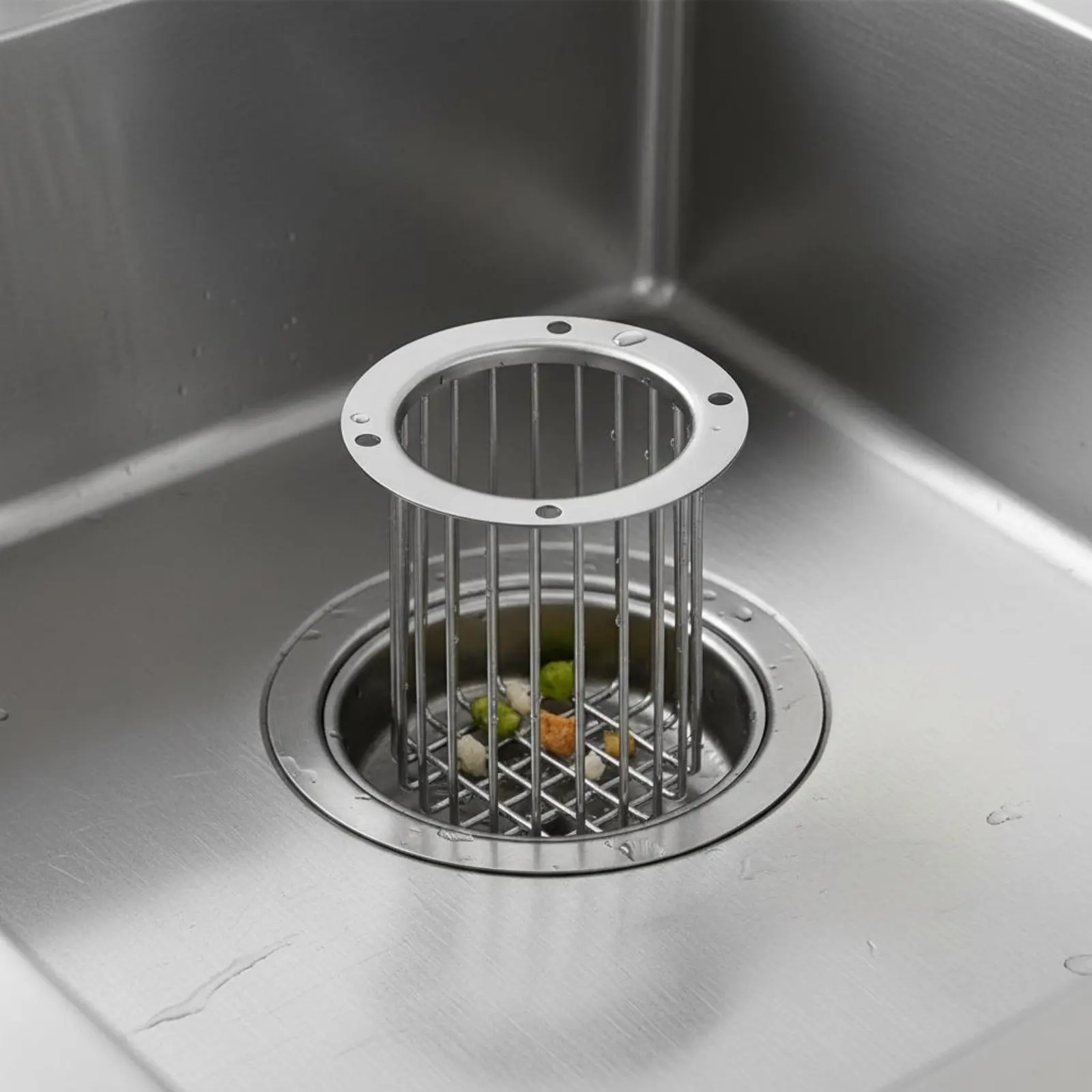 

Blockage-Resistant Sewer Strainer Basket Reusable Floor Drain Strainer Basket Stainless Steel Drain Strainer Easy Installation