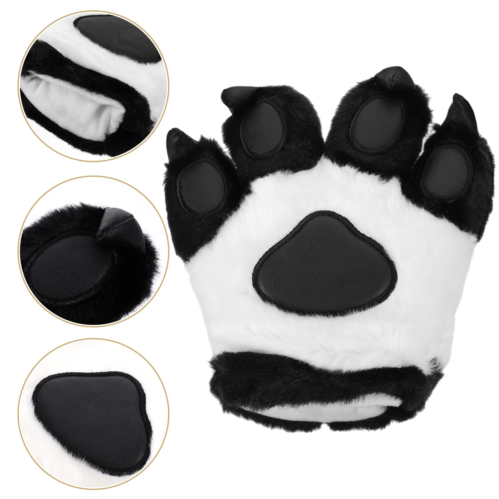 

1pc Gloves Warm Hand Cover Animal Role Play Party Props For Masquerade Stage Performance Party Decors