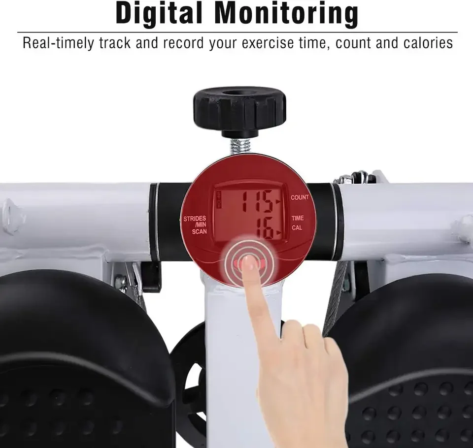 

Home Indoor Fitness Exercise Mini Stepper Stair Stepper Exercise Equipment With Resistance Bands