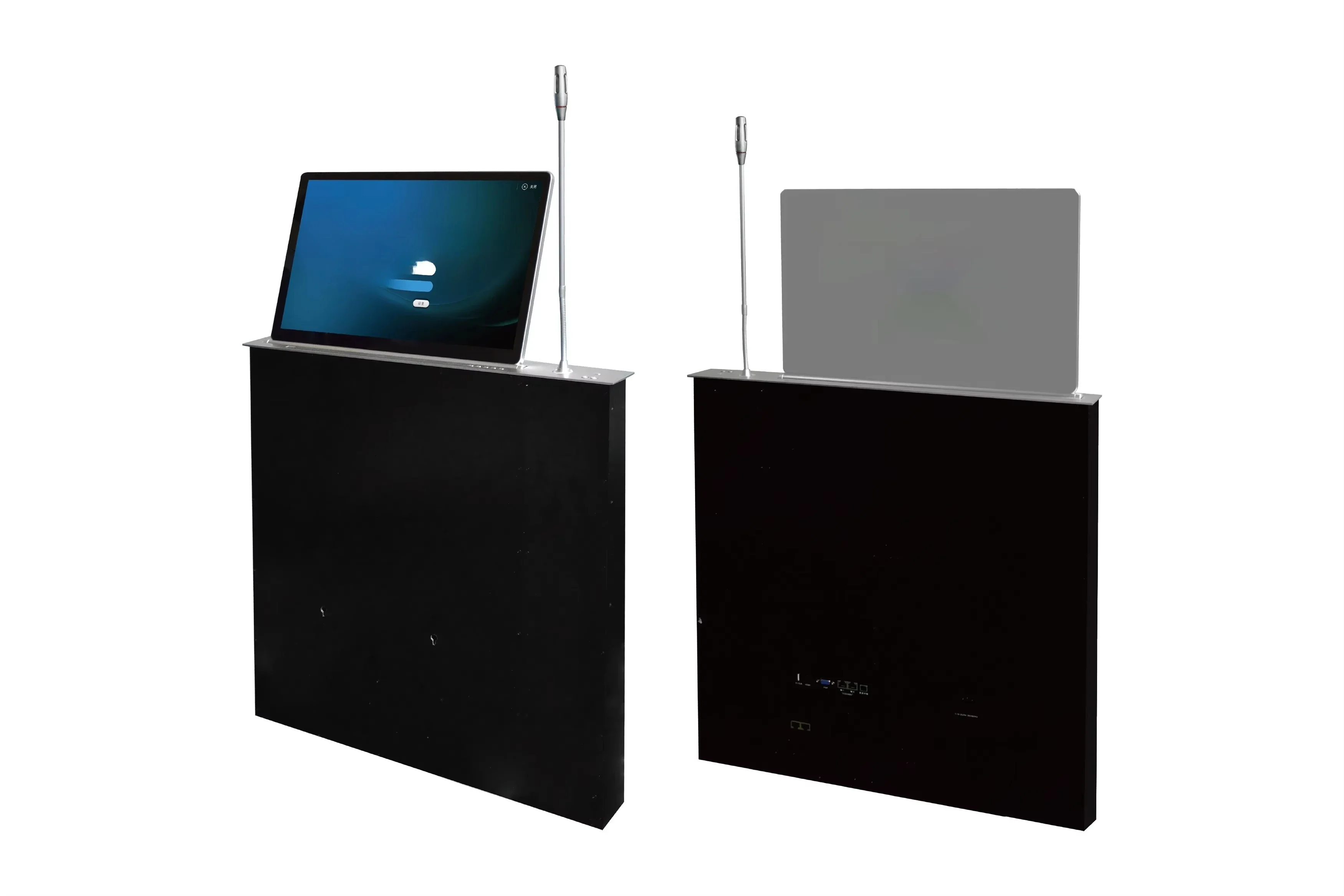 15.6-Inch paperless microphone, barbell monitor, accelerometer lift, synchronous LCD lift audio conferencing system