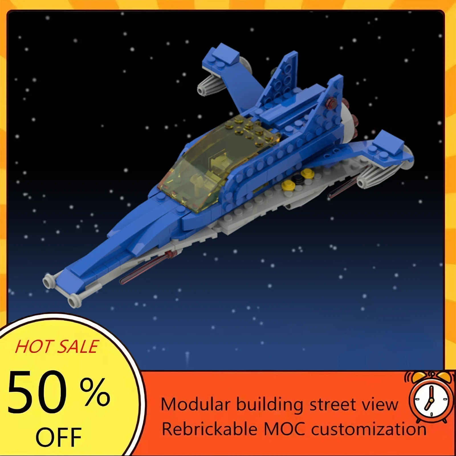 

Набор для сборки космического корабля из 227 деталей, популярная модель по мотивам научно-фантастических фильмов, модульный конструктор, технологичный подарок, игрушка для детей на праздники