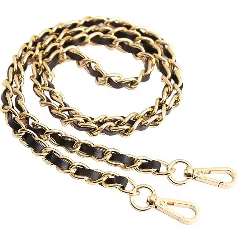 HOLIN Purse Chain Strap Crossbody Bag Chains Strap 120cm Handbag Chain Replacement Leather Chain Straps