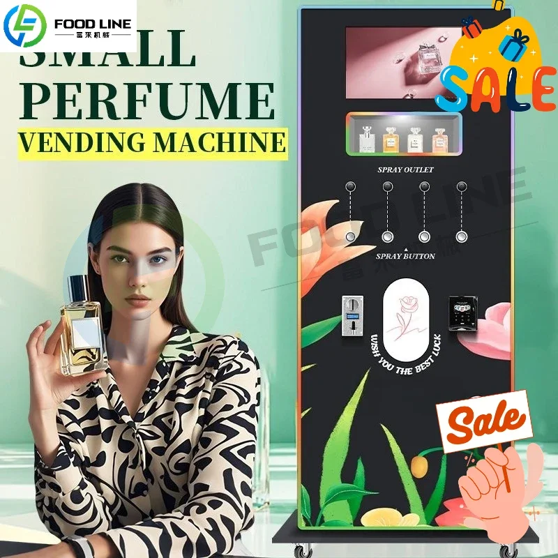 آلة بيع العطور الأوتوماتيكية 24/7 موزع العطور مع العلامات التجارية الممتازة لمطارات مراكز التسوق #4