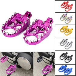 MX Motorcycle Wide Foot Pegs 360°Roating Adjustable Suitable Compaitble For Harley Davidson Dyna Fatboy Iron 883 Sportster 883