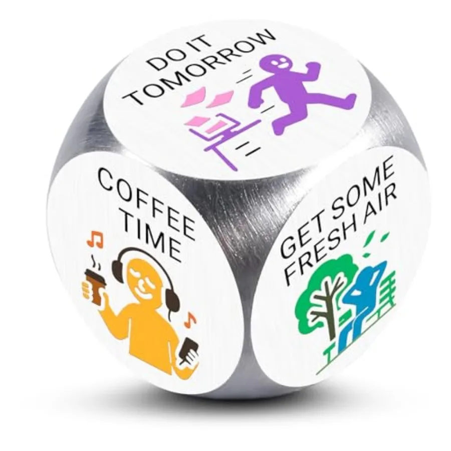 

Administrative Professional Day Gifts Dices for Women Men, Office Stress Relief Dice, Funny Stress Balls Coworker Gifts for Wom